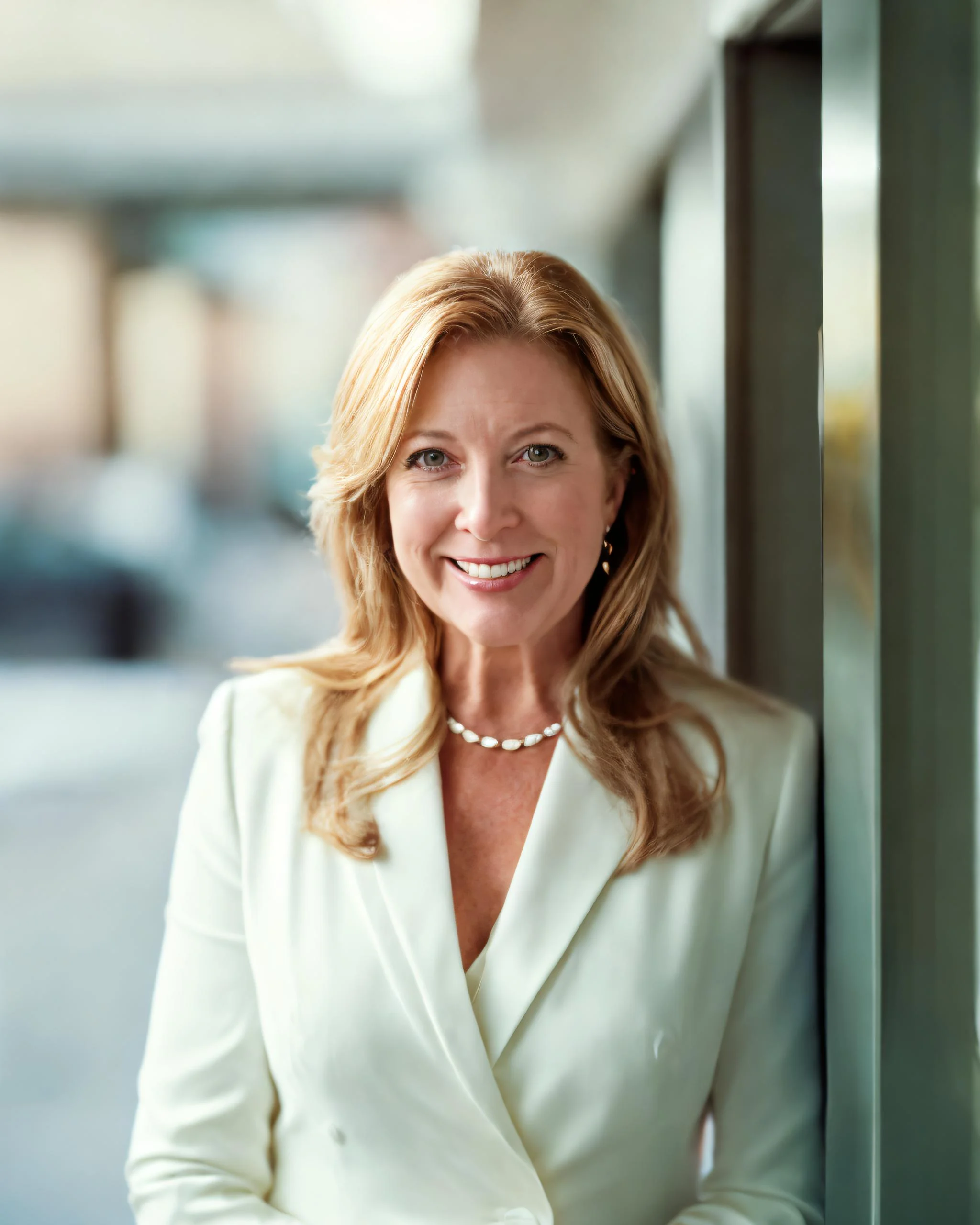 Cristi Trusler, founder of Trusler Legal PLLC, at the firm's Bee Caves Road office.
