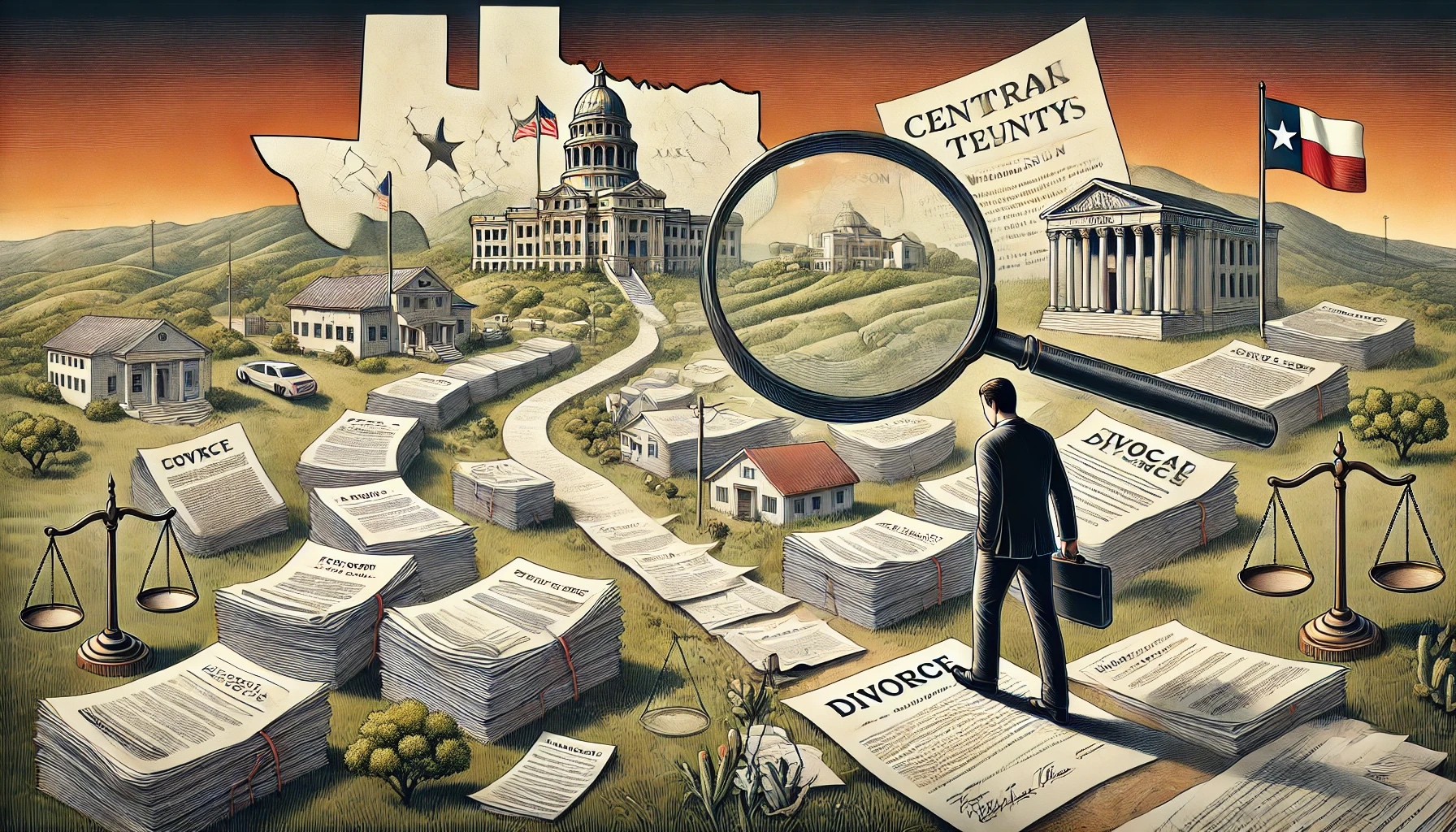 Navigating the Paper Trail: How to Get a Copy of Your Divorce Decree in Central Texas Counties
